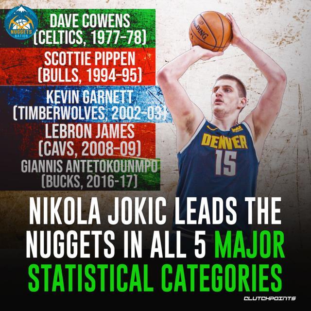 V体育平台-空砍35+16独木难支！约基奇赛季表现历史独一档